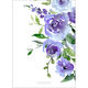 Shades of Purple Rose Topper Invitations Image 2 of 4